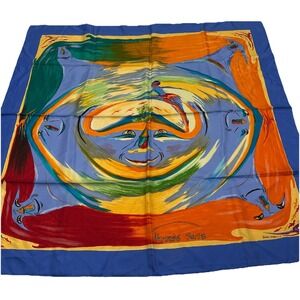 Hermes Paris Carre 90 Silk Scarf Smiles in Third Millinery Kwumi Sefedin Rare